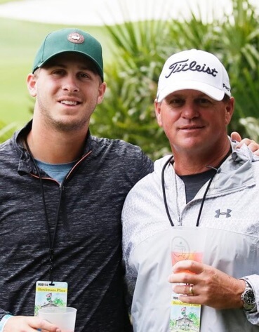 Jerry Goff and his son, Jared Goff.